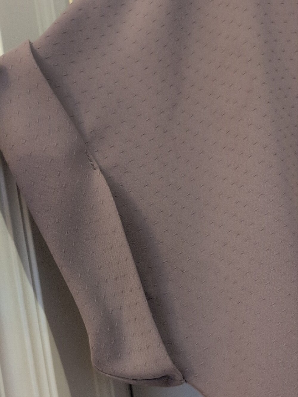 Dynamite Dusty Lavender Short-Sleeve Boxy Blouse - Size S - Picture 3 of 5